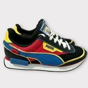Puma Future‎ Rider Smiley World Kids Multi Color Casual Shoes Sneakers Size 5C